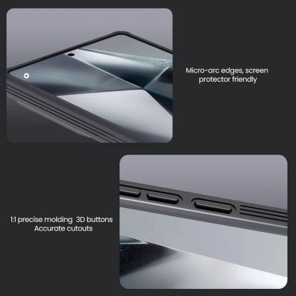 Nillkin CamShield Pro Hard Case - хибриден удароустойчив кейс за Samsung Galaxy S25 Ultra (черен) 7