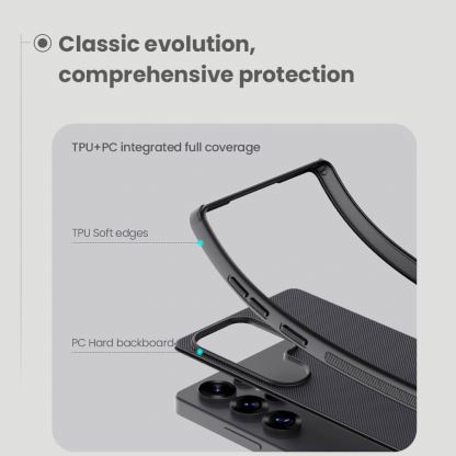 Nillkin Super Frosted Shield Pro Case - хибриден  удароустойчив кейс за Samsung Galaxy S25 Ultra (черен) 3