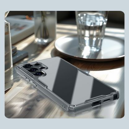 Nillkin Nature TPU Pro Case - хибриден удароустойчив кейс за Samsung Galaxy S25 Ultra (прозрачен) 6