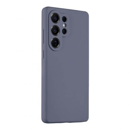 Tactical Velvet Smoothie Cover - силиконов калъф за Samsung Galaxy S25 Ultra (тъмносин) 2