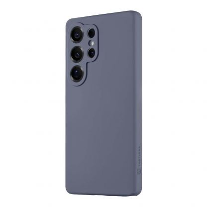 Tactical Velvet Smoothie Cover - силиконов калъф за Samsung Galaxy S25 Ultra (тъмносин) 3