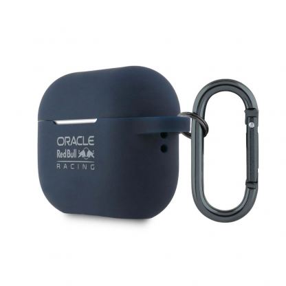 Red Bull AirPods Pro 2 Silicone Case - силиконов калъф с карабинер за Apple AirPods Pro 2 (тъмносин) 3