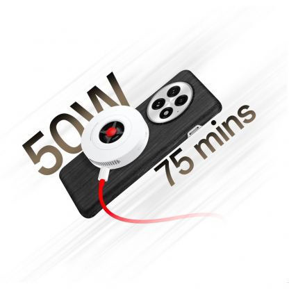 OnePlus AIRVOOC Magnetic Wireless Qi Charger 50W - поставка (пад) за безжично зареждане за iPhone с Magsafe (бял) 5