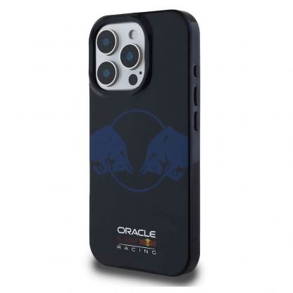 Red Bull Two Bulls Magnetic Hybrid Case - хибриден удароустойчив кейс с MagSafe за iPhone 16 Pro Max (тъмносин) 2