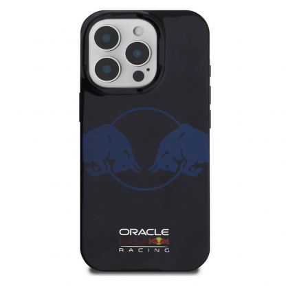 Red Bull Two Bulls Magnetic Hybrid Case - хибриден удароустойчив кейс с MagSafe за iPhone 16 Pro Max (тъмносин) 3