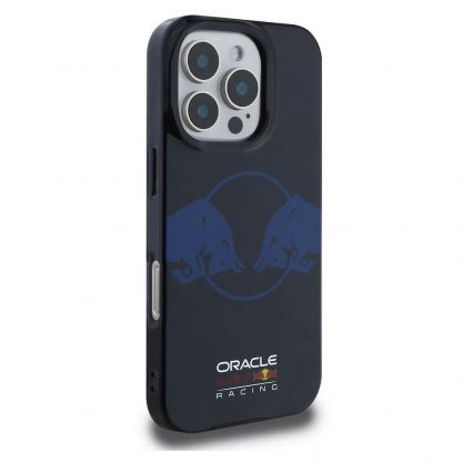 Red Bull Two Bulls Magnetic Hybrid Case - хибриден удароустойчив кейс с MagSafe за iPhone 16 Pro Max (тъмносин) 4
