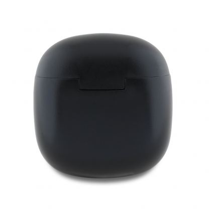 Guess Printed Classic Logo Stereo TWS Headset - безжични блутут слушалки със зареждащ кейс за мобилни устройства (черен) 2