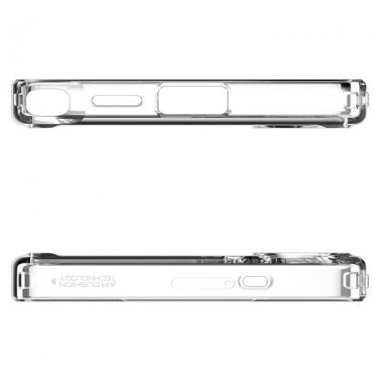 Spigen Ultra Hybrid MagSafe Zero One Case - хибриден кейс с висока степен на защита с MagSafe за Samsung Galaxy S25 Ultra (прозрачен-бял)  5