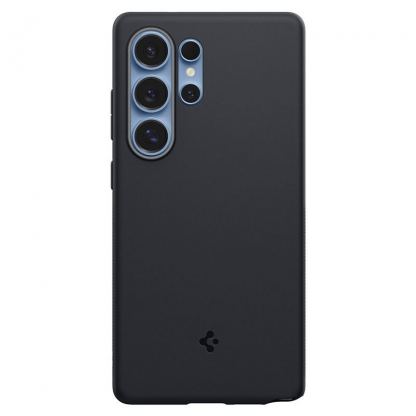 Spigen Ultra Hybrid MagSafe Case - хибриден кейс с висока степен на защита с MagSafe за Samsung Galaxy S25 Ultra (черен-прозрачен) 2