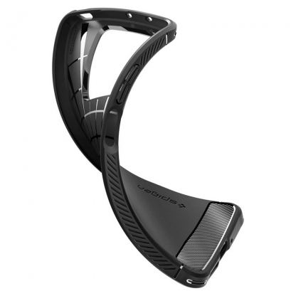 Spigen Rugged Armor Case - тънък качествен силиконов (TPU) калъф за Xiaomi Redmi Note 13 5G (черен) 9