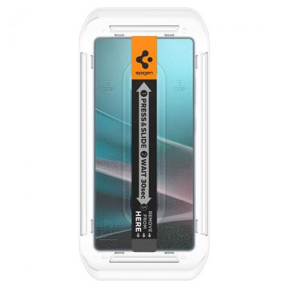 Spigen Glas.tR EZ Fit Tempered Glass 2 Pack - 2 броя стъклени защитни покрития за дисплея на Samsung Galaxy S25 Ultra (прозрачен) 2