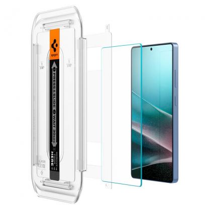 Spigen Glas.tR EZ Fit Tempered Glass 2 Pack - 2 броя стъклени защитни покрития за дисплея на Samsung Galaxy S25 Ultra (прозрачен) 5