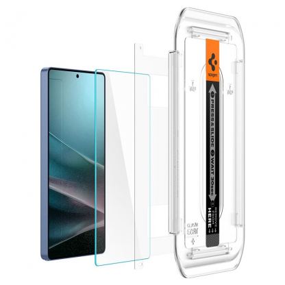 Spigen Glas.tR EZ Fit Tempered Glass 2 Pack - 2 броя стъклени защитни покрития за дисплея на Samsung Galaxy S25 Ultra (прозрачен) 6