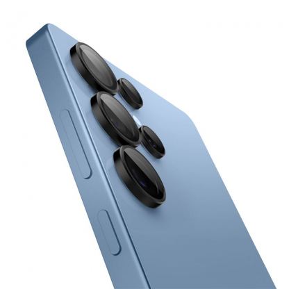 Spigen Glas.tR EZ Fit Optik Pro Lens Protector 2 Pack - 2 комплекта предпазни стъклени лещи за камерата на Samsung Galaxy S25 Ultra (черен) 3