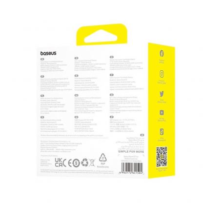 Baseus Bowie E5 TWS In-Ear Bluetooth Earphones - безжични блутут слушалки със зареждащ кейс (черен-прозрачен) 8