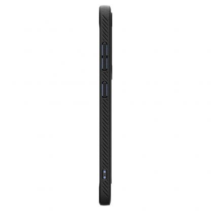 Spigen Rugged Armor MagSafe Case - удароустойчив силиконов (TPU) калъф с MagSafe за Samsung Galaxy S25 (черен)  4