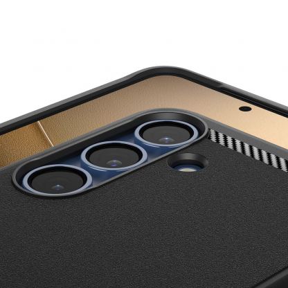 Spigen Rugged Armor MagSafe Case - удароустойчив силиконов (TPU) калъф с MagSafe за Samsung Galaxy S25 (черен)  11