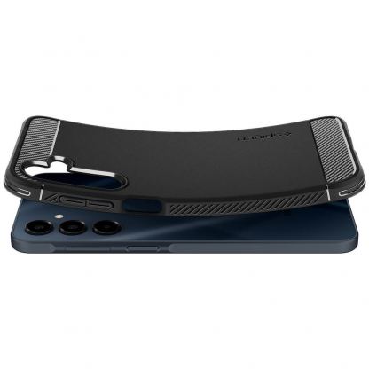 Spigen Rugged Armor Case - тънък качествен силиконов (TPU) калъф за Samsung Galaxy A16, Galaxy A16 5G (черен) 10