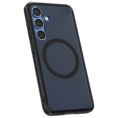 Spigen Ultra Hybrid MagSafe Case - хибриден кейс с висока степен на защита с MagSafe за Samsung Galaxy S25 (черен-мат)  7