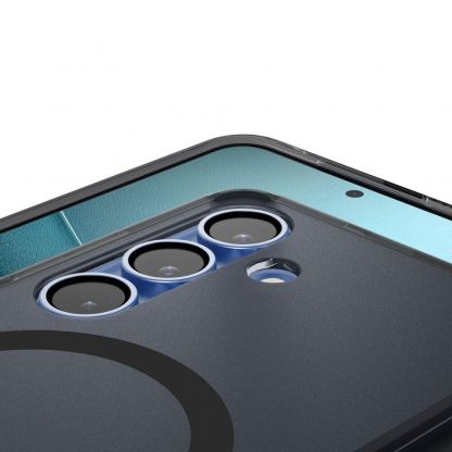 Spigen Ultra Hybrid MagSafe Case - хибриден кейс с висока степен на защита с MagSafe за Samsung Galaxy S25 (черен-мат)  11