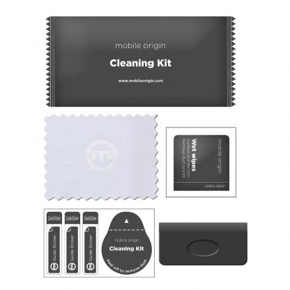 Mobile Origin EasyGlass Full Cover Tempered Glass - стъклено защитно покритие за дисплея на Samsung Galaxy S25, Galaxy S24 (черен-прозрачен) 4