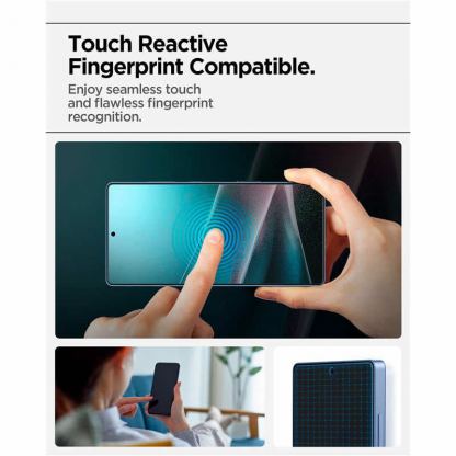 Spigen EliteShield EZ Fit Hybrid Glass Protector - хибридно защитно покритие за дисплея на Samsung Galaxy S25 Ultra (прозрачен) 9