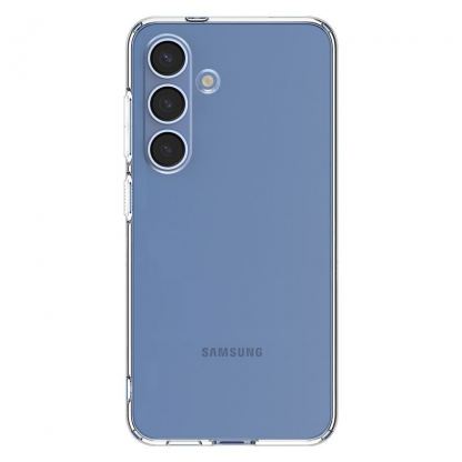 Spigen Liquid Crystal Case - тънък силиконов (TPU) калъф за Samsung Galaxy S25 (прозрачен)  2