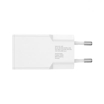 4smarts Slim 20W GaN USB-C PD Fast Charger with USB-C to Lightning Cable (white) - захранване за ел. мрежа с USB-C изход с технология за бързо зареждане и USB-C към Lightning кабел (бял) 5