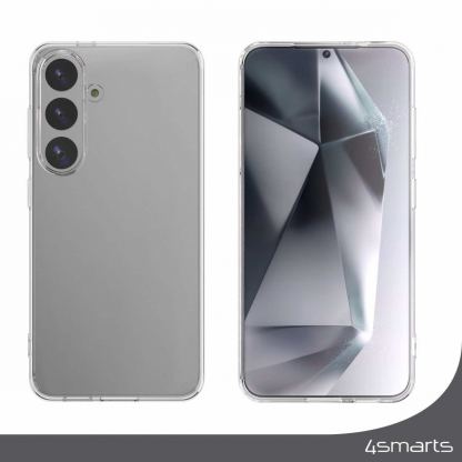 4smarts 360° Protection Set - тънък силиконов кейс и стъклено защитно покритие за дисплея на Samsung Galaxy S25 (прозрачен) 3