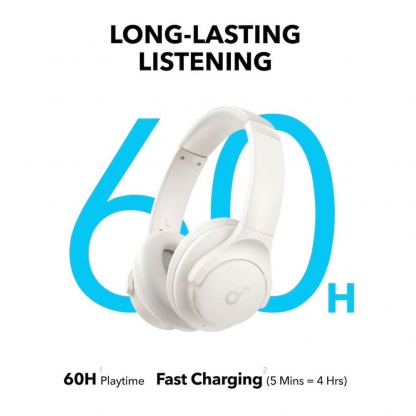 Anker Soundcore Q11i Wireless Headphones - безжични блутут слушалки с микрофон (бял) 4