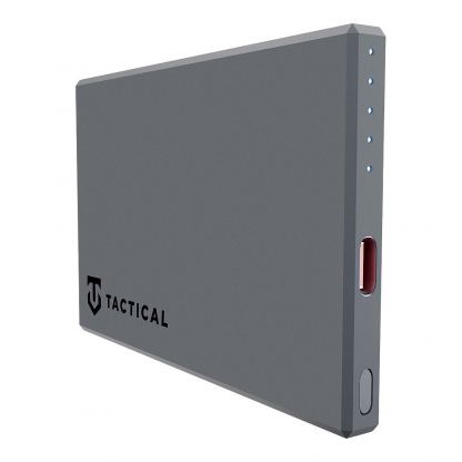 Tactical MagForce Relief Magnetic Wireless Power Bank 5000 mAh 15W - преносима външна батерия с USB-C порт и безжично зареждане с MagSafe (тъмносив) 3
