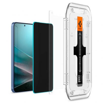 Spigen Glas.Tr Ez Fit Privacy Tempered Glass 2 Pack - 2 броя стъклени защитни покрития с определен ъгъл на виждане за дисплея за Samsung Galaxy S25 Plus, Galaxy S24 Plus 12