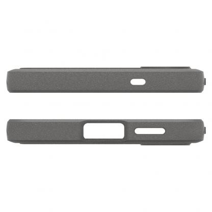 Spigen Rugged Armor MagSafe Case - удароустойчив силиконов (TPU) калъф с MagSafe за Samsung Galaxy S25 (сив)  6
