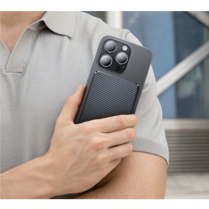 Benks ArmorGo Magnetic Wireless Power Bank 10000 mAh 15W - преносима външна батерия с USB-C порт и безжично зареждане с MagSafe (черен) 6