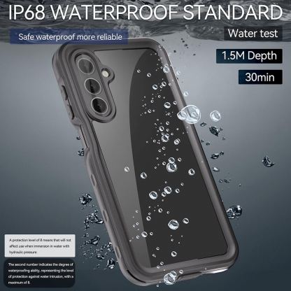 Techsuit ShellBox IP68 Waterproof Case - ударо и водоустойчив кейс за Samsung Galaxy A16 4G, Galaxy A16 5G (черен)  2