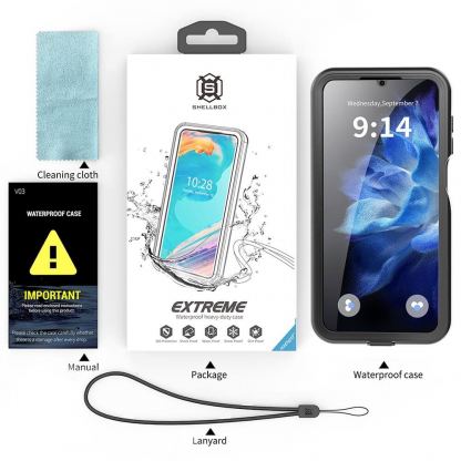 Techsuit ShellBox IP68 Waterproof Case - ударо и водоустойчив кейс за Samsung Galaxy A16 4G, Galaxy A16 5G (черен)  7