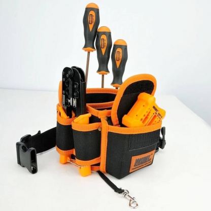 Jakemy Professional Tool Waist Bag Belt JM-B04 - качественa чанта за инструменти (черен-жълт) 4