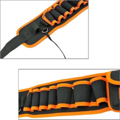 Jakemy Professional Tool Waist Bag Belt JM-B04 - качественa чанта за инструменти (черен-жълт) 5