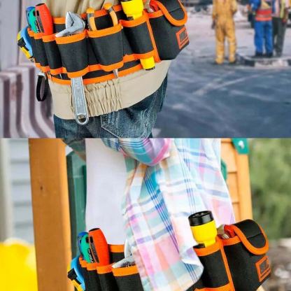 Jakemy Professional Tool Waist Bag Belt JM-B04 - качественa чанта за инструменти (черен-жълт) 7