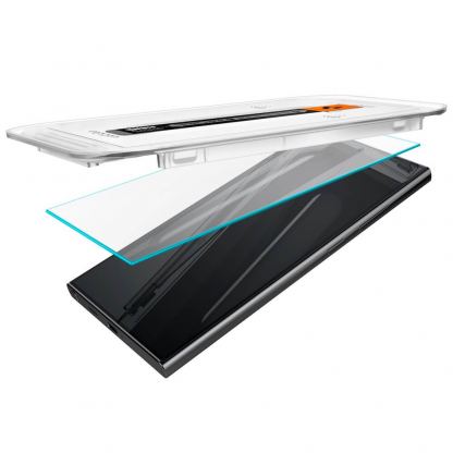 Spigen Glas.tR EZ Fit Tempered Glass 1pc - калено стъклено защитно покритие за дисплея на Samsung Galaxy S24 Ultra (прозрачен)(bulk) 5