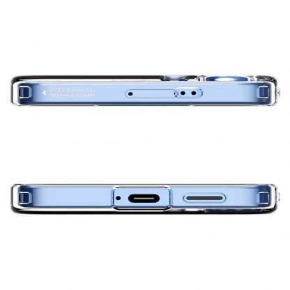 Spigen Liquid Crystal Case - тънък силиконов (TPU) калъф за Samsung Galaxy S25 Plus (прозрачен)  5