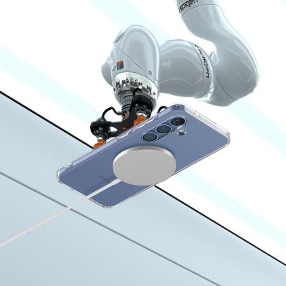 Spigen Liquid Crystal Case - тънък силиконов (TPU) калъф за Samsung Galaxy S25 Plus (прозрачен)  8