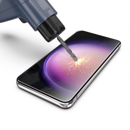 Mobile Origin Screen Guard Tempered Glass - калено стъклено защитно покритие за дисплея на Samsung Galaxy S24 (прозрачен) 5