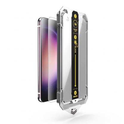 Mobile Origin Screen Guard Tempered Glass - калено стъклено защитно покритие за дисплея на Samsung Galaxy S24 (прозрачен) 9