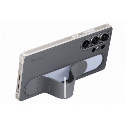 Samsung Standing Grip Case EF-GS938CBEGWW - оригинален силиконов кейс за Samsung Galaxy S25 Ultra (черен) 2