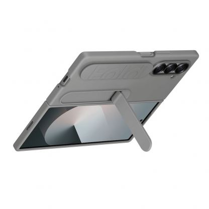 Samsung Standing Case With Strap EF-MF956TJE - оригинален силиконов кейс за Samsung Galaxy S25 (сив) 4