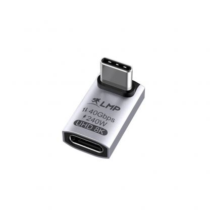 LMP USB4 USB-C OTG Adapter Set - коммплект USB-C към USB-C адаптери за мобилни устройства с USB-C порт (4 броя) (тъмносив) 2