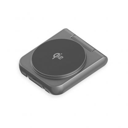 LMP Twist 2-in-1 Qi2 Wireless Charging Station 17W - сгъваема двойна поставка (пад) за безжично зареждане за iPhone с MagSafe и Apple Watch (черен) 2