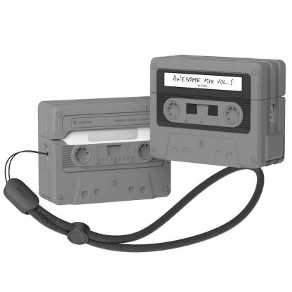 Elago AirPods Pro 2 Cassette Case - силиконов калъф за Apple AirPods Pro 2 (черен) 2