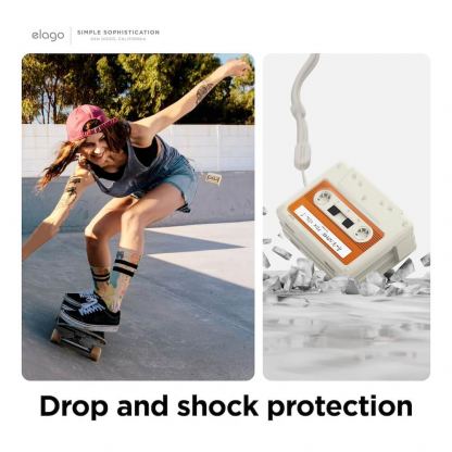 Elago AirPods Pro 2 Cassette Case - силиконов калъф за Apple AirPods Pro 2 (черен) 7